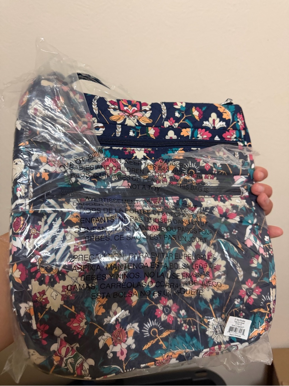 Vera Bradley Home to Hogwarts Triple ZipHipster Crossbody Purse Harry Potter NEW